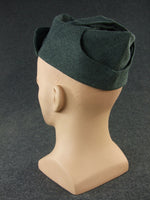 WWII Italian M35 Grey Green Wool Bustina Garrison Side Cap