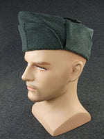 WWII Italian M35 Grey Green Wool Bustina Garrison Side Cap