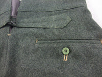 WW2 Italy Italian Infantry Troops M1935 Grey Green Wool Trousers