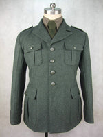 WW2 Italy Italian Officer M1940 Grey Green Wool Tunic Giubba