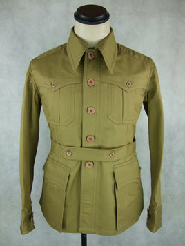 WWII Italian Tropical M40 Camiciotto Saharian Tunic Officer