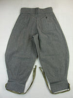 WW2 Italy Italian M35 Salt & Pepper Cotton Breeches Pants