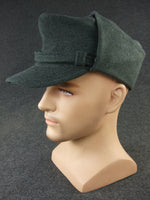 WWII WW2 Italian Uniform Grey Green Wool Field Visor Cap