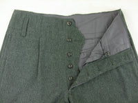 WW2 Italy Italian Gray Green Wool M1940 M40 Pants Pantalone