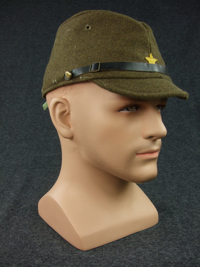 Wool Field Cap WWII Japanese Army IJA T3 Wool Field Cap Late| Hikimilitariashop