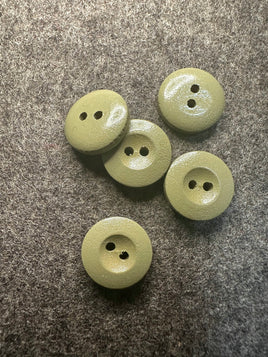 WW2 Japanese Imperial Wooden Buttons Khaki 13 mm X5