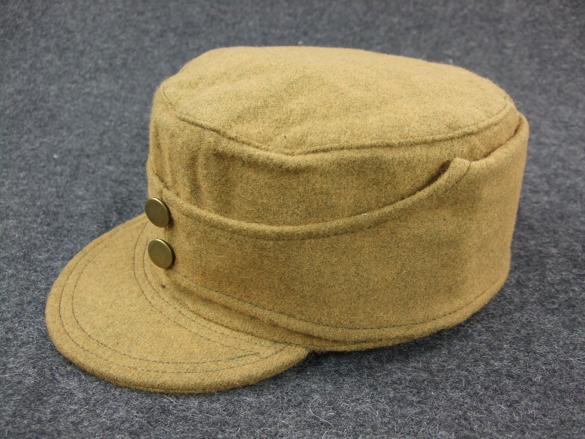 Wool Field Cap WWII Nationalist China KMT Office Wool Field Cap| Hikimilitariashop