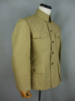 WW2 China KMT Officer Field Jacket Tunic Sand Khaki
