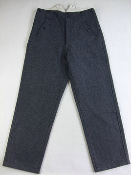 WW2 German Stone Grey Wool M37 Trousers Pants