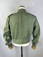 WWII British P37 Battledress Jacket Tunic Overalls Blouses Denim Olive Green