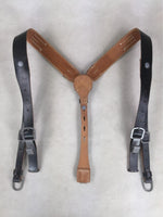 WW2 German Leather Y-Straps Early Period Type Style