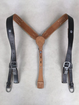 WW2 German Leather Y-Straps Early Period Type Style