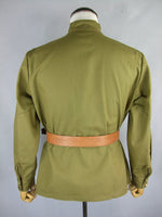 WW2 Russian M43 Field Gimnasterka Shirt Sergeant NCO Tunic Tan