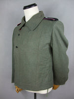 WWII German Elite M40 Field Gray Wool Panzer Jacket