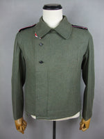 WWII German Elite M40 Field Gray Wool Panzer Jacket