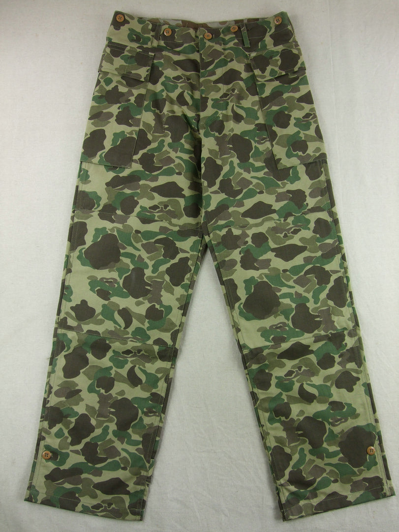 スサシ HIBANA CAMO MILITARY OVER PANTS WWII US Army Camo HBT Utility Trousers Pants| Hikimilitariashop