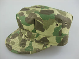 WWII US Army Camo HBT Utility Cap Green