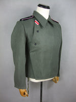 WWII German WH Heer M40 Field Gray Wool Panzer Jacket Tunic