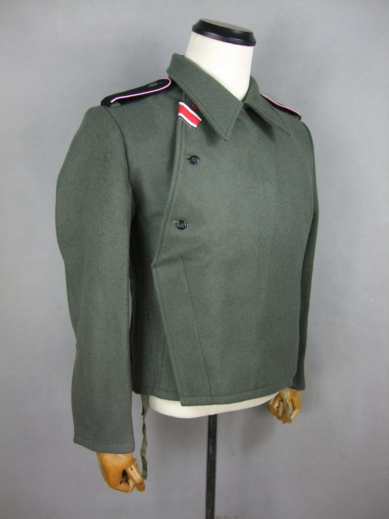 WWII German WH Heer M40 Field Gray Wool Panzer Jacket Tunic ...