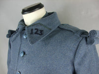 WW1 French Army M1916 Horizon Blue Enlisted Greatcoat Bleu Horizon Pardessus Français