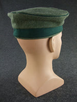 WW1 German EM Beret Cap M1917 Green Band + Green Piping