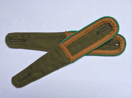 WW2 German DAK Troops NCO Sergeant Shoulder Boards Green