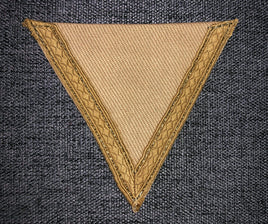 WWII German DAK Sleeve Chevrons Gefreiter Sand I