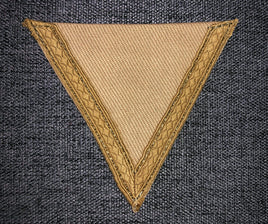 WWII German DAK Sleeve Chevrons Gefreiter Sand I