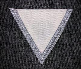 WWII German Sleeve Chevrons Gefreiter White HBT I