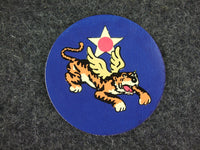 WW2 US AVG Flying Tigers Leather Jacket Patch 5"