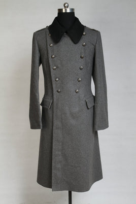 WWII Finnish Dark Stone Grey Wool M22-36 Mantel Greatcoat