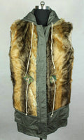 WW2 German Elite M43 East Front Rabbit Fur Parka Great Coat