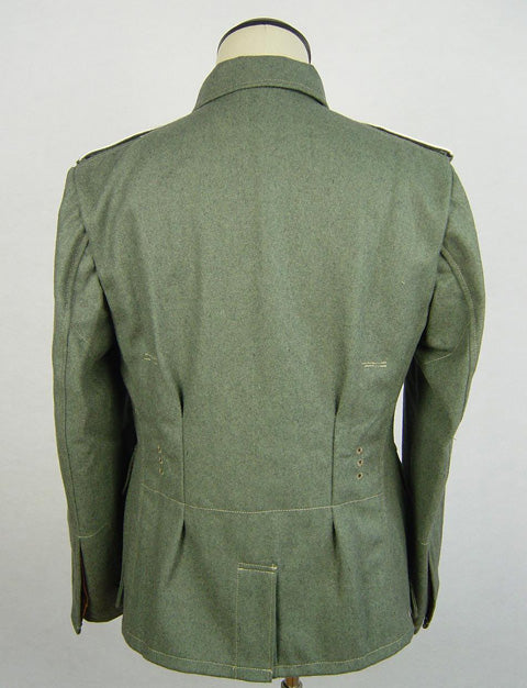 thumbnail image 2 of WW2 German M43 Field Grey Wool Tunic - Reproduction Army Heer Jacket For Reenactment (All Sizes) 2 of 4