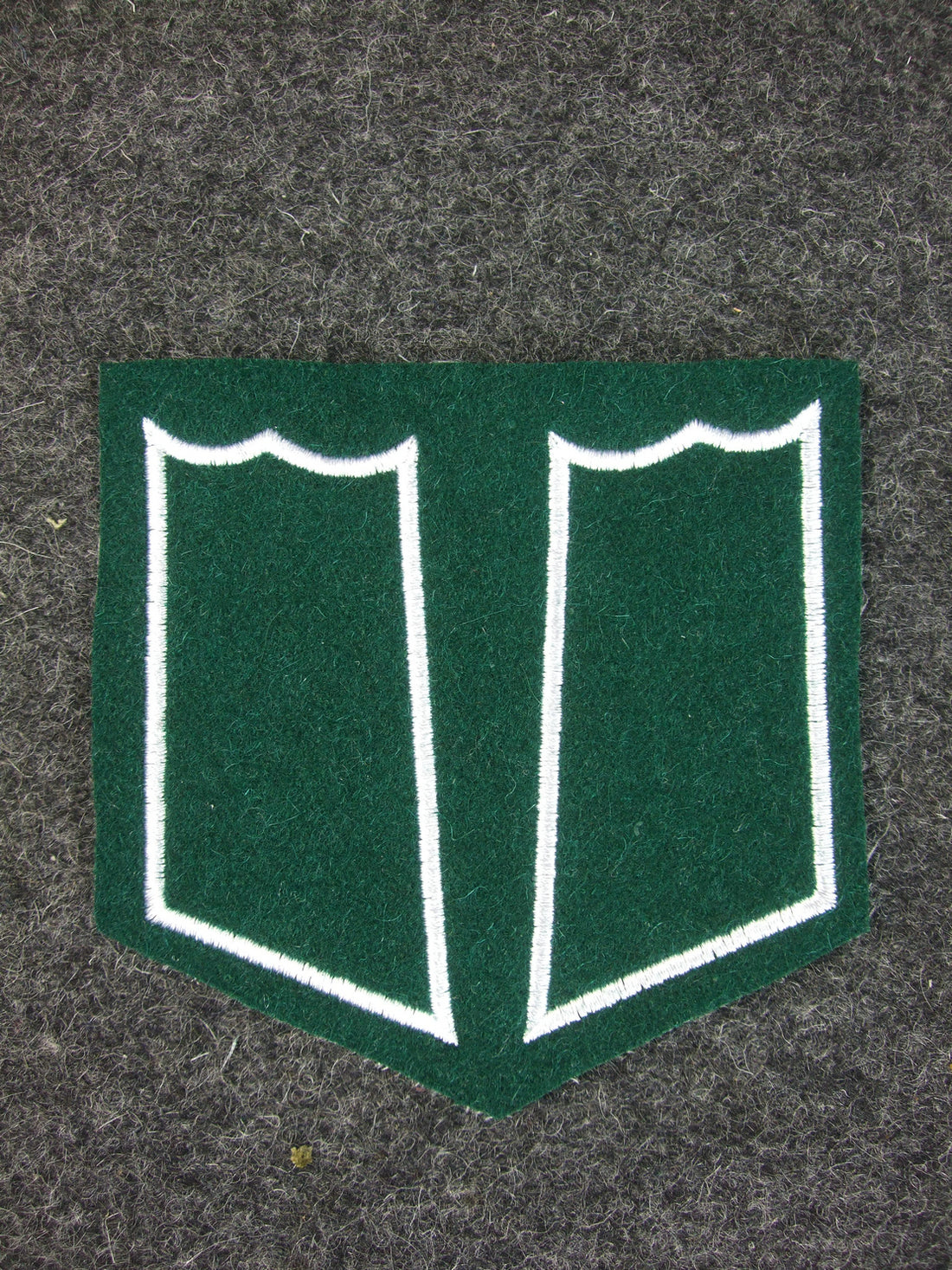 WW2 Finnish Army Infantry Guard Jaeger Collar Tabs White + Dark Green ...