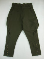 WWII Japanese Army IJA Officer Breeches Gabardine Green