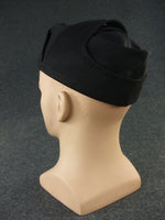 WW2 Italy Italian NFP Black Gabardine Officer Side Cap