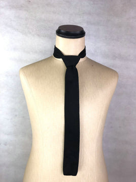 WW2 Italy Italian Infantry Troops Black Knitted Tie