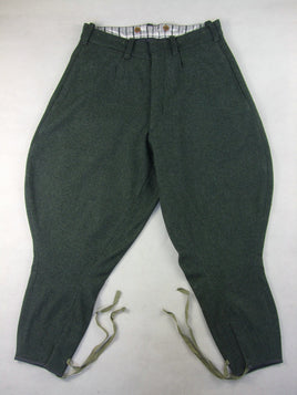 WW2 Italian Grey Green Wool Breeches For Officers Mounted Troops