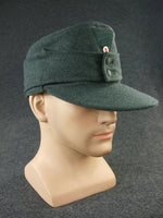 WWII German M43 WH Field Cap Grey Green Wool