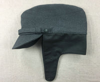 WWII WW2 Italian Uniform Grey Green Wool Field Visor Cap