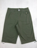 WWII IJA Officer Tropical Shorts Green Gabardine