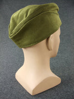 WWII Czechoslovak Green Wool Side Cap