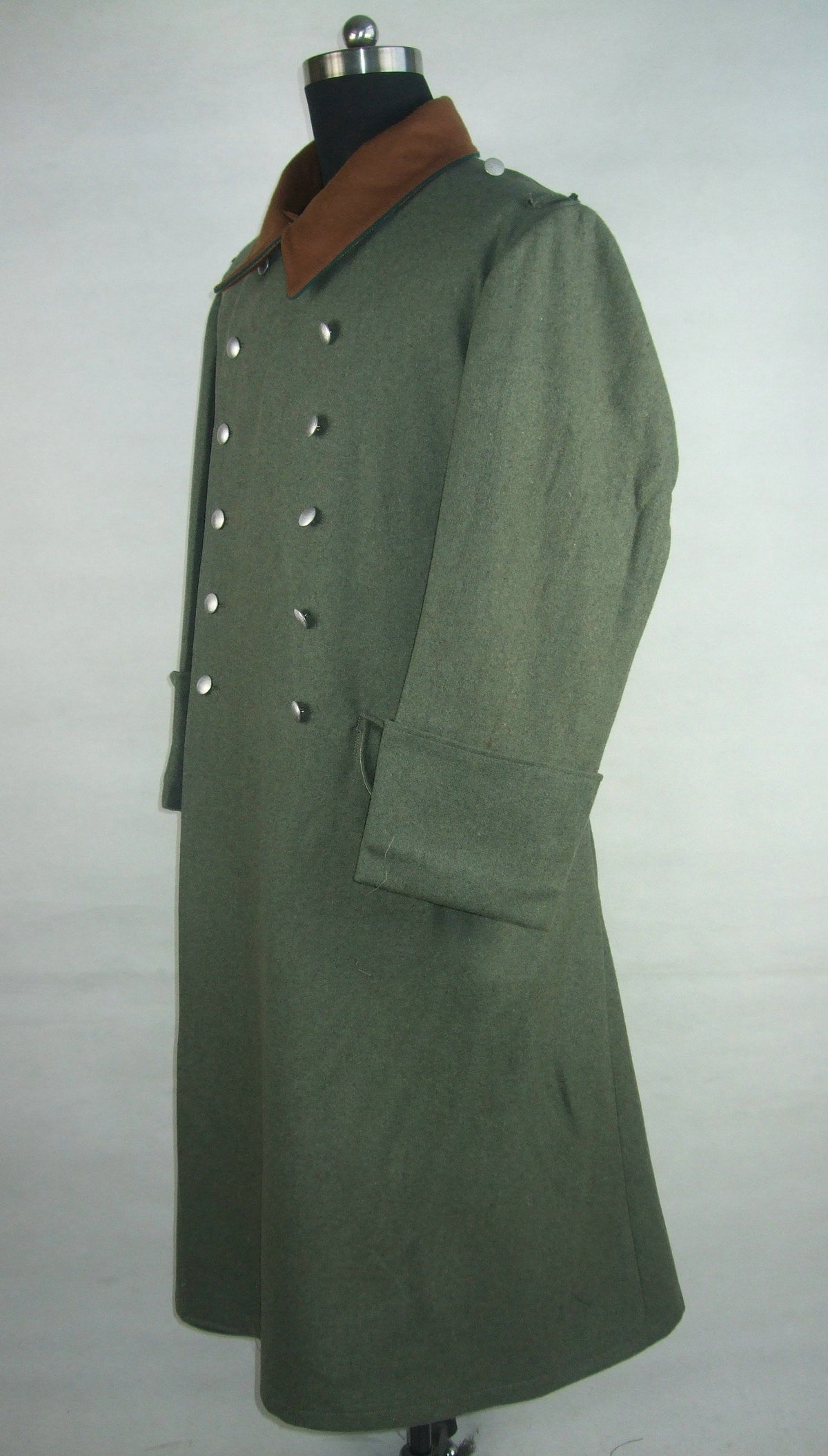 WWII German Schutzpolizei Police Officer Overcoat Greatcoat ...