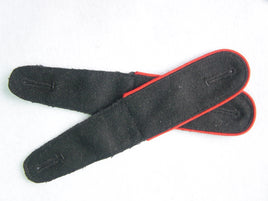WWII German Shoulder Board Black Board With Red Pipe